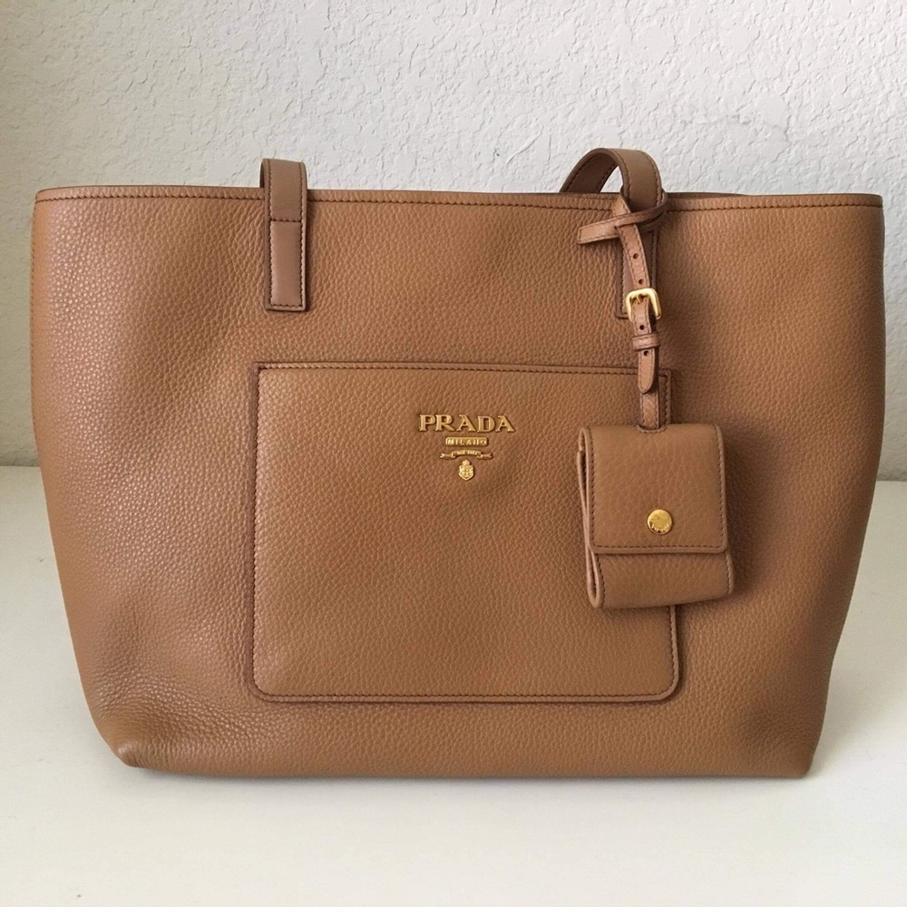 SOLD Prada Tote in camel color - Picture 8 of 8